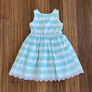 🚨Sweet Heart Rose Mint/White Dress size 6x